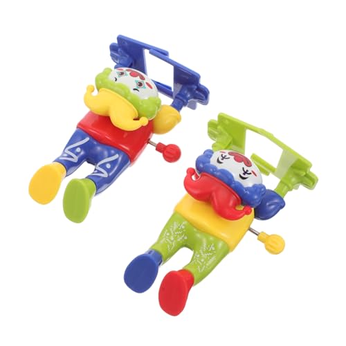 Toyvian 2St Clown-Aufziehspielzeug zum Aufziehen Laufspielzeug aufziehen bewegungsspielzeug Clownfigur zum Aufziehen Halloween-Gastgeschenke für Plastik Toyvian 2St Clown-Aufziehspielzeug zum Aufziehen Laufspielzeug aufziehen bewegungsspielzeug Clownfigur zum Aufziehen Halloween-Gastgeschenke für Plastik von Toyvian