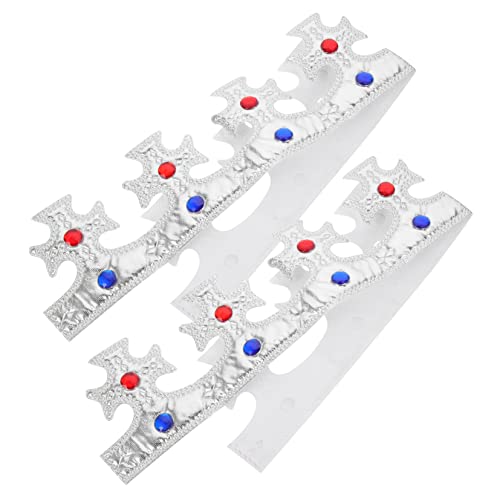 Toyvian 2St Krone halber Geburtstag Kindergeburtstagsmützen Geburtstagsdekorationen für Mädchen kinderkleider kinderkostüme Partyhüte für Kindergeburtstag Kopfschmuck Abs Silver Toyvian 2St Krone halber Geburtstag Kindergeburtstagsmützen Geburtstagsdekorationen für Mädchen kinderkleider kinderkostüme Partyhüte für Kindergeburtstag Kopfschmuck Abs Silver von Toyvian