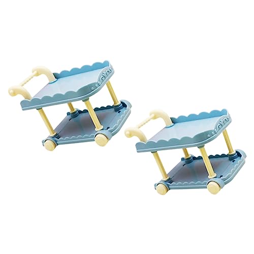 Toyvian 2St Mini-Foodtruck Miniatures spielzeugküche Essenswagen Modellbau Küche puppenhauszubehör -Automodelle Miniatur-Speisewagenmodelle Mini-Küchendekoration Plastik Blue Toyvian 2St Mini-Foodtruck Miniatures spielzeugküche Essenswagen Modellbau Küche puppenhauszubehör -Automodelle Miniatur-Speisewagenmodelle Mini-Küchendekoration Plastik Blue von Toyvian