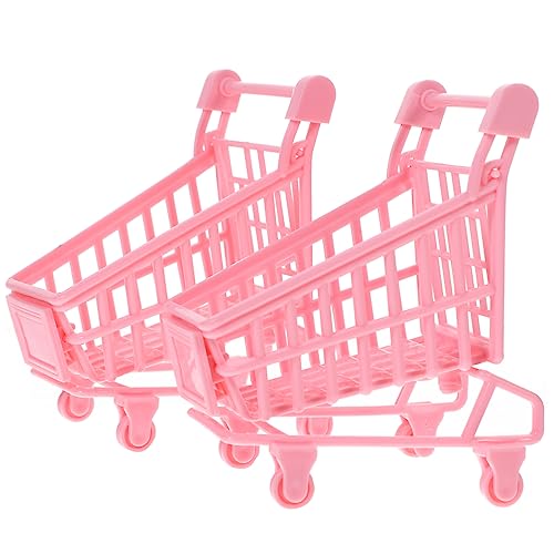 Toyvian 2St Mini-Trolley Storage Trolley ablagekörbe bürodekoration einkaufswagen aufbewahren Korb Tasche Sitz faltbar Babyzubehör Mini-Wagen Mini-Einkaufswagen Eisen Rosa Toyvian 2St Mini-Trolley Storage Trolley ablagekörbe bürodekoration einkaufswagen aufbewahren Korb Tasche Sitz faltbar Babyzubehör Mini-Wagen Mini-Einkaufswagen Eisen Rosa von Toyvian