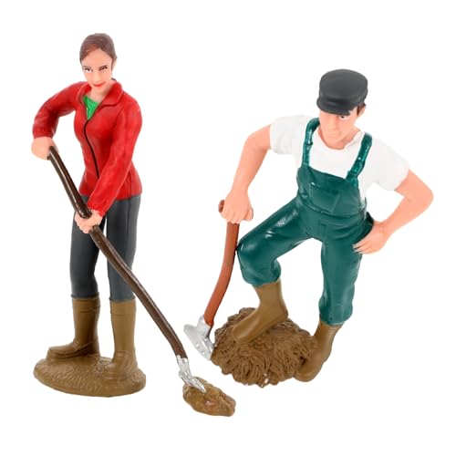 Toyvian 2St Modell Einer Bauernhofpuppe Menschen Bauernfiguren Bauernfigur Figur Charakterfigur Landwirtschaft Modellbau Kuchen Miniatur-Requisite Landarbeiterfiguren Plastik Toyvian 2St Modell Einer Bauernhofpuppe Menschen Bauernfiguren Bauernfigur Figur Charakterfigur Landwirtschaft Modellbau Kuchen Miniatur-Requisite Landarbeiterfiguren Plastik von Toyvian