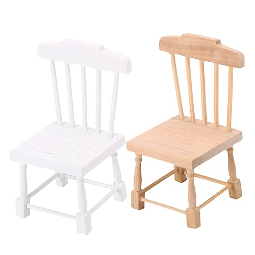 Toyvian 2St Möbelmodell für kinderspielzeug spielsachen Children Toys puppenhauszubehör Kinderbetten Anzeige Stuhl selber Machen Miniaturstuhl für Figuren hölzern Toyvian 2St Möbelmodell für kinderspielzeug spielsachen Children Toys puppenhauszubehör Kinderbetten Anzeige Stuhl selber Machen Miniaturstuhl für Figuren hölzern von Toyvian