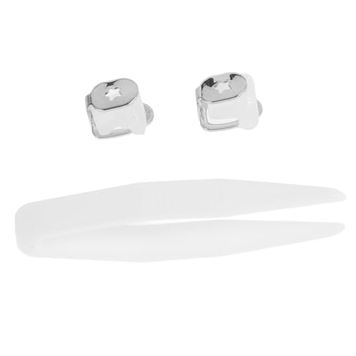 Toyvian Vampirzähne Cosplay-Kappen 2 Stück Silberne Grillkappe Fake Für Erwachsene Und Jungen Und Mädchen Halloween-Party-schmuck Toyvian Vampirzähne Cosplay-Kappen 2 Stück Silberne Grillkappe Fake Für Erwachsene Und Jungen Und Mädchen Halloween-Party-schmuck von Toyvian