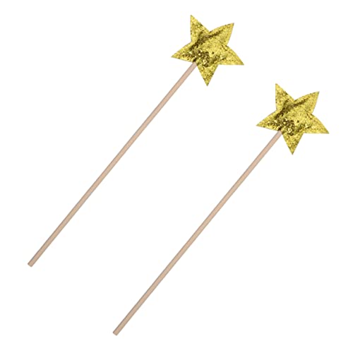 Toyvian 2St Zauberstab Badespielzeug Märchenkostüm Lichtschwert für Mädchen Kostüm Fee Fairy Wand partyzubehör Toy Glitzer-Fee-Sticks Stern-Glitzer-Zauberstäbe hölzern Golden Toyvian 2St Zauberstab Badespielzeug Märchenkostüm Lichtschwert für Mädchen Kostüm Fee Fairy Wand partyzubehör Toy Glitzer-Fee-Sticks Stern-Glitzer-Zauberstäbe hölzern Golden von Toyvian