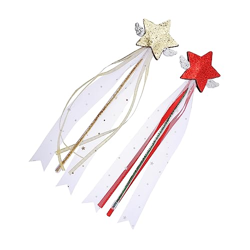 Toyvian 2St Zauberstab Dekorationen Frauen Kostüme Märchenkostüm Halloween mitgebsel Halloween oblaten glitzerstab Feenstäbe stecken Zauberstäbe für Mädchen Gittergewebe Toyvian 2St Zauberstab Dekorationen Frauen Kostüme Märchenkostüm Halloween mitgebsel Halloween oblaten glitzerstab Feenstäbe stecken Zauberstäbe für Mädchen Gittergewebe von Toyvian