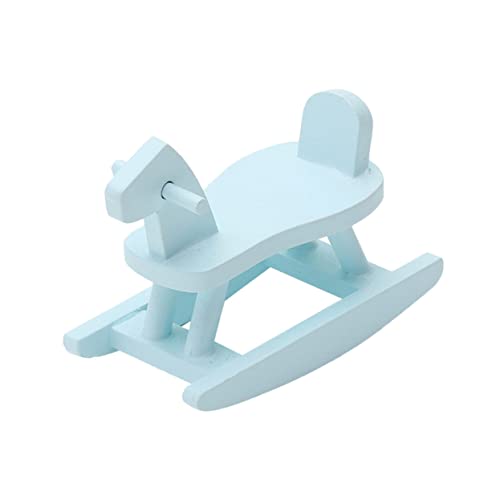 Toyvian 2St Zubehör für Puppenhäuser Mini-Modell Puppenhausmöbel hühner gieskanne kinderspielzeug holzspielsachen Miniaturornament Mini-Schaukelpferd-Modell Birke Blue Toyvian 2St Zubehör für Puppenhäuser Mini-Modell Puppenhausmöbel hühner gieskanne kinderspielzeug holzspielsachen Miniaturornament Mini-Schaukelpferd-Modell Birke Blue von Toyvian