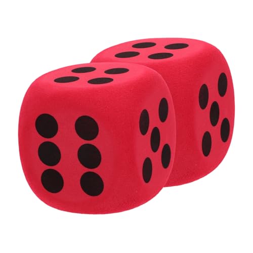 Toyvian 2St große Würfel Blasball für Schaumwürfel große Schaumstoffwürfel Kinderwürfel spielwürfel Spiele für für Partys Requisiten Würfel lustige Würfel Eva rot Toyvian 2St große Würfel Blasball für Schaumwürfel große Schaumstoffwürfel Kinderwürfel spielwürfel Spiele für für Partys Requisiten Würfel lustige Würfel Eva rot von Toyvian