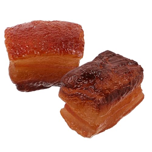 Toyvian Geschmortes Schweinefleisch Modell-Requisiten 2 Stück -Requisite Schweinefleisch- Künstliches Für Ladenpartys Fotos Kratzer – Nicht Essbar Toyvian Geschmortes Schweinefleisch Modell-Requisiten 2 Stück -Requisite Schweinefleisch- Künstliches Für Ladenpartys Fotos Kratzer – Nicht Essbar von Toyvian