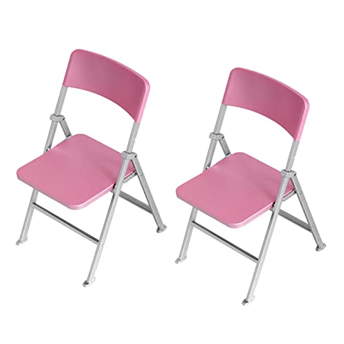 Toyvian Miniatur-klappstuhl-Set Aus PVC-Material Für Den Dauerhaften Einsatz in Mini-hausdekorationen Und Jungen- Und Mädchenspielzeug Toyvian Miniatur-klappstuhl-Set Aus PVC-Material Für Den Dauerhaften Einsatz in Mini-hausdekorationen Und Jungen- Und Mädchenspielzeug von Toyvian
