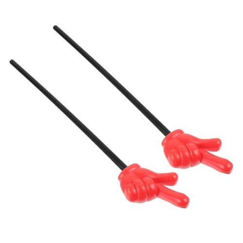 Toyvian 2Stücke Hochzeitsfeier Handzeiger Finger Geste Requisiten für Lustige Spiele und Partys Langlebiges Material für Unterricht und Hochzeitszubehör Toyvian 2Stücke Hochzeitsfeier Handzeiger Finger Geste Requisiten für Lustige Spiele und Partys Langlebiges Material für Unterricht und Hochzeitszubehör von Toyvian