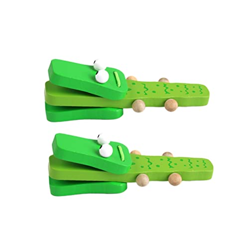 Toyvian 2Stücke Hölzerne Kastagnetten für Krokodil Design Pädagogisches Holzspielzeug Motorik und Musikalität Geeignet für Neugeborene und Kleinkinder Toyvian 2Stücke Hölzerne Kastagnetten für Krokodil Design Pädagogisches Holzspielzeug Motorik und Musikalität Geeignet für Neugeborene und Kleinkinder von Toyvian