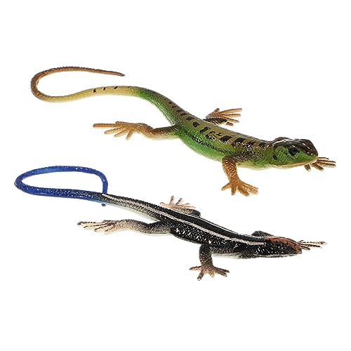 Toyvian 2Stücke Kunststoff Eidechsen Modelle Lebensechte Ornamente für Grün Blau Kinderspielzeug für Kreative Spiele und Frühe Bildung Toyvian 2Stücke Kunststoff Eidechsen Modelle Lebensechte Ornamente für Grün Blau Kinderspielzeug für Kreative Spiele und Frühe Bildung von Toyvian