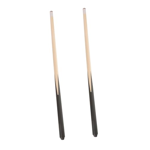 Toyvian 2Stücke Kurze Pool Queues aus Holz Billard Sticks für Enge Räume Leicht und Präzise für Anfänger und Billardliebhaber von Toyvian
