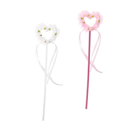 Toyvian Herz-feenstäbe Jungen Und Mädchen Spielzeug Party Supplies Dress-up Sticks Engel Kostüme von Toyvian