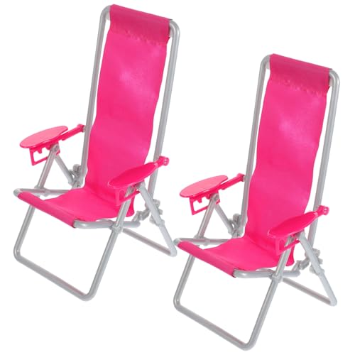 Toyvian 2Stücke Mini Liegestuhl Simulations Klappstrandstuhl für Puppenhaus und Stranddekoration für DIY Garten und Wohnzimmer Deko Toyvian 2Stücke Mini Liegestuhl Simulations Klappstrandstuhl für Puppenhaus und Stranddekoration für DIY Garten und Wohnzimmer Deko von Toyvian