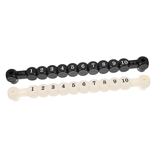 Toyvian 2Stücke Tischfußball Score Zähler Multifunktionale Scorekeeper Bars für Tischspiele Präzise Punktwertung und Handling für Kicker und von Toyvian