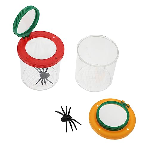 Toyvian 2er-Box Beobachtungsbox Für Insekten Zuschauer Insektenlupe Netz Überwachung Vakuum Für Nachtsicht Fernglas Kinderbrille Insektenfänger Abs Umwelt Freundliche Kunststoff von Toyvian