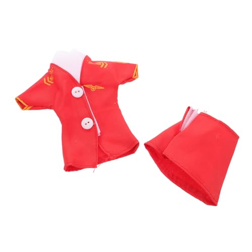 Toyvian 2er Set Puppen Kostüme Flugbegleiterin Puppenkostüm Für Stewardess-zubehör Flugbegleiter Kostüm Für Teenager Stewardess-kostüm Zubehör Für Flugbegleiter Für Stoff Rot Toyvian 2er Set Puppen Kostüme Flugbegleiterin Puppenkostüm Für Stewardess-zubehör Flugbegleiter Kostüm Für Teenager Stewardess-kostüm Zubehör Für Flugbegleiter Für Stoff Rot von Toyvian