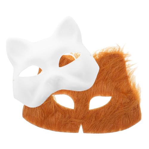Toyvian 2st Katzenmaske Maske Für Maskerade-party Pelztiermaske Tanzparty Maskerade Masken Fuchs Halbmaske Halloween Tierische Pelzmaske Plüschtiermasken Cosplay Fuchsmaske Yellow Papier Toyvian 2st Katzenmaske Maske Für Maskerade-party Pelztiermaske Tanzparty Maskerade Masken Fuchs Halbmaske Halloween Tierische Pelzmaske Plüschtiermasken Cosplay Fuchsmaske Yellow Papier von Toyvian