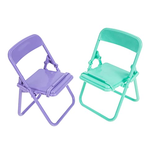Toyvian Kleinkinderfreundliche Miniatur-klappstühle 2er-Set Für Puppenhäuser Babyspielzeug Aus Kunststoff Zur Entwicklung Der Feinmotorik Toyvian Kleinkinderfreundliche Miniatur-klappstühle 2er-Set Für Puppenhäuser Babyspielzeug Aus Kunststoff Zur Entwicklung Der Feinmotorik von Toyvian