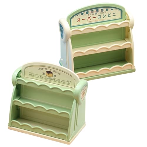 Toyvian 2stücke Miniatur Für Doppelseitiges Holzregal Für Mini Möbel Und Dekoration Für Spielzeug Supermarkt Und Kreative Miniaturszenen Toyvian 2stücke Miniatur Für Doppelseitiges Holzregal Für Mini Möbel Und Dekoration Für Spielzeug Supermarkt Und Kreative Miniaturszenen von Toyvian