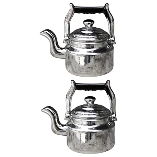 Toyvian 2st Mini Wasserkocher Tragbar Winzige Spielsachen Puppenstuben-teekannen Warmwasserboiler Schwanenhals Wasserkocher Wasserkocher Figuren Kessel Miniaturartikel Silver Legierung Toyvian 2st Mini Wasserkocher Tragbar Winzige Spielsachen Puppenstuben-teekannen Warmwasserboiler Schwanenhals Wasserkocher Wasserkocher Figuren Kessel Miniaturartikel Silver Legierung von Toyvian