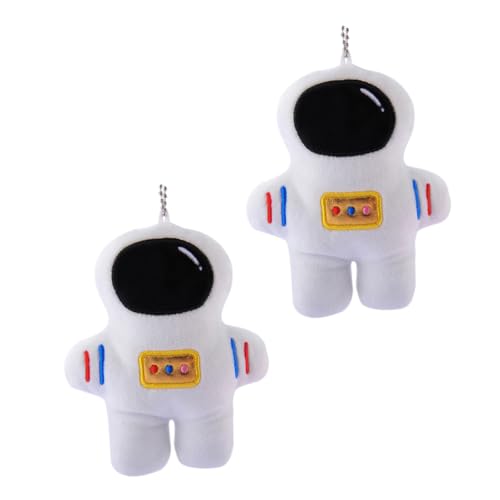 Toyvian 2st Plüsch-anhänger Astronautenpuppen Plüsch-Astronaut Bündiger Astronaut Astronauten-anhänger Plüschspielzeug Astronautenspielzeug Simulationsastronaut Taschenanhänger Weiß Stoff Toyvian 2st Plüsch-anhänger Astronautenpuppen Plüsch-Astronaut Bündiger Astronaut Astronauten-anhänger Plüschspielzeug Astronautenspielzeug Simulationsastronaut Taschenanhänger Weiß Stoff von Toyvian