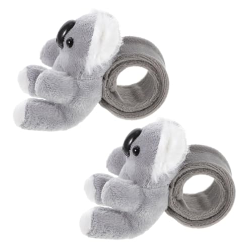 Toyvian 2st Plüschring Koala Knuddelig Wolf Ausgestopft Pfote Plüschtiere Figuren Armbänder Hase Pandas Goodie -taschen Animal-slap-armband Schlagarmband Pp Baumwolle Toyvian 2st Plüschring Koala Knuddelig Wolf Ausgestopft Pfote Plüschtiere Figuren Armbänder Hase Pandas Goodie -taschen Animal-slap-armband Schlagarmband Pp Baumwolle von Toyvian