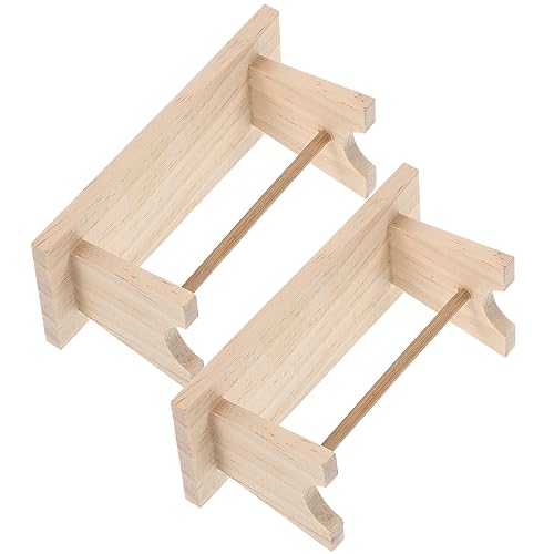 Toyvian Miniaturhaus Teetisch-Set Mini-möbel Aus Holz Zum Basteln Und Dekorieren Toyvian Miniaturhaus Teetisch-Set Mini-möbel Aus Holz Zum Basteln Und Dekorieren von Toyvian