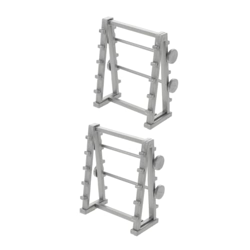 Toyvian 2st Puppenhaus-langhantel Langhantelmodell Miniaturmodell Spezielle Werkzeuge Nicht -Slip -pad -schützer Bausatz Waschmaschine Perlenzubehör Innenmodell Mini-kit Light Grey Plastik Toyvian 2st Puppenhaus-langhantel Langhantelmodell Miniaturmodell Spezielle Werkzeuge Nicht -Slip -pad -schützer Bausatz Waschmaschine Perlenzubehör Innenmodell Mini-kit Light Grey Plastik von Toyvian
