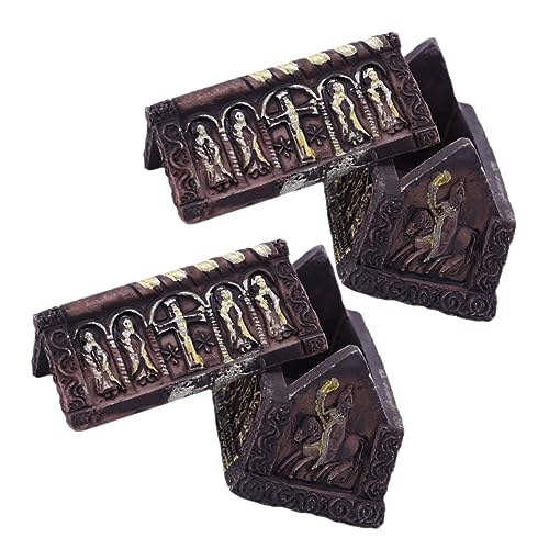 Toyvian 2st Sargbox Aus Kunstharz Gefälscht Außen Aufkleber Miniaturen Maske Sarg Dekoration Dekorationen Abdeckung Geist Halloween Hängend Betta-Aquarium Künstlich Tür Im Freien Toyvian 2st Sargbox Aus Kunstharz Gefälscht Außen Aufkleber Miniaturen Maske Sarg Dekoration Dekorationen Abdeckung Geist Halloween Hängend Betta-Aquarium Künstlich Tür Im Freien von Toyvian