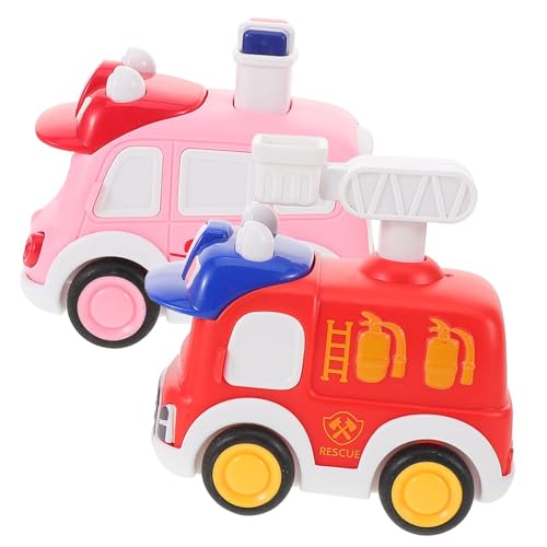 Toyvian Autospielzeug Für Kinder Und Kleinkinder 2er-Pack Feuerwehrautos Automodelle Sicheres Lernspielzeug Toyvian Autospielzeug Für Kinder Und Kleinkinder 2er-Pack Feuerwehrautos Automodelle Sicheres Lernspielzeug von Toyvian
