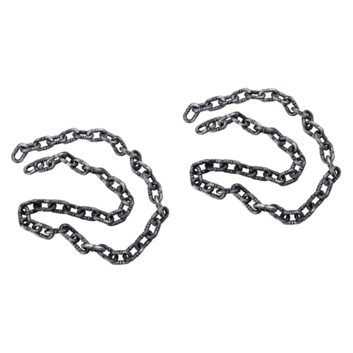 Toyvian 2st Simulation Große Eisenkette Gefälschte Kettendekoration Lange Plastikkette Kostüm Kunststoffkette Halloween-kettendekor Requisiten Der Gefängniskette Die Kette Pp Säule Toyvian 2st Simulation Große Eisenkette Gefälschte Kettendekoration Lange Plastikkette Kostüm Kunststoffkette Halloween-kettendekor Requisiten Der Gefängniskette Die Kette Pp Säule von Toyvian