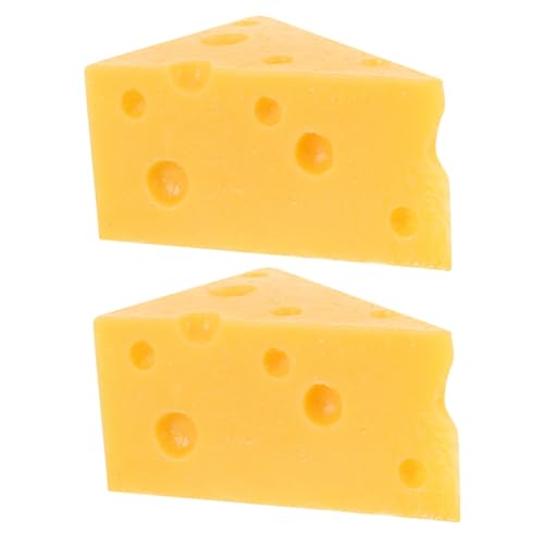 Toyvian 2st Simulationskäsemodell Realistische Kuchenspielzeuge Gefälschtes Käsemodell Käse Vorgeben Lebensmittelspielzeug Fälschung Künstlicher Käse Traubenverzierung Yellow Harz Toyvian 2st Simulationskäsemodell Realistische Kuchenspielzeuge Gefälschtes Käsemodell Käse Vorgeben Lebensmittelspielzeug Fälschung Künstlicher Käse Traubenverzierung Yellow Harz von Toyvian