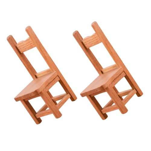 Toyvian 2st Stuhl Genau Genommen Möbel Dach Miniatur Häuser Auto Spiel Mini-Essen Dinge Puppe Zubehör Camper Zappeln Tisch Bausätze Modelle Von Holzstühlen Hölzern Brown Toyvian 2st Stuhl Genau Genommen Möbel Dach Miniatur Häuser Auto Spiel Mini-Essen Dinge Puppe Zubehör Camper Zappeln Tisch Bausätze Modelle Von Holzstühlen Hölzern Brown von Toyvian