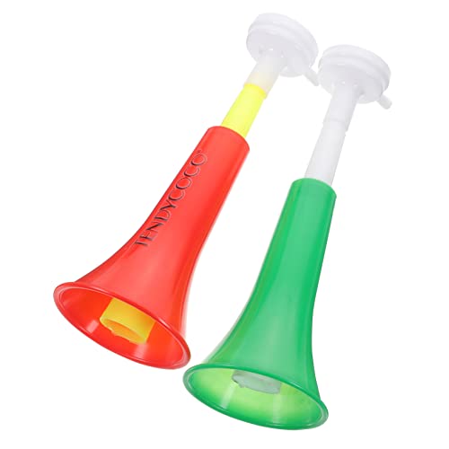 Toyvian 2st Trompete Megaphon Krachmacher Instrument Hörner Trompeten Fußball Horn Schienbeinschoner Fussball Kinderspielzeug Requisite -trompete Plastik Toyvian 2st Trompete Megaphon Krachmacher Instrument Hörner Trompeten Fußball Horn Schienbeinschoner Fussball Kinderspielzeug Requisite -trompete Plastik von Toyvian
