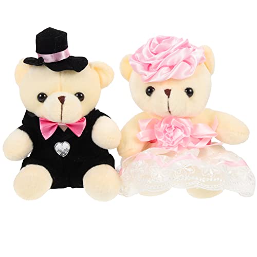 Toyvian 2stücke Hochzeitsbären Plüschfiguren Dekorative Teddybären Für Hochzeitsfeiern Und Romantische Brautpaar-Dekoration Für Besondere Anlässe Kinder Toyvian 2stücke Hochzeitsbären Plüschfiguren Dekorative Teddybären Für Hochzeitsfeiern Und Romantische Brautpaar-Dekoration Für Besondere Anlässe Kinder von Toyvian