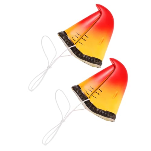 Toyvian 2stücke Realistische Papagei Nase Kostüm Zubehör Tier Cosplay Accessoire Leicht Bequem Für Karneval Halloween Maskenpartys Hochwertige Vinyl Materialien von Toyvian
