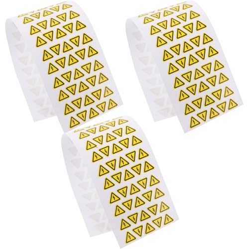 Toyvian 3 Bögen Anti-Schock-Etikett, wasserdichte Aufkleber, Hochspannungs-Warnaufkleber, sichere Warnaufkleber, Hochspannungsschilder, Warnaufkleber, kleine Gefahrenaufkleber, gelbes PVC Toyvian 3 Bögen Anti-Schock-Etikett, wasserdichte Aufkleber, Hochspannungs-Warnaufkleber, sichere Warnaufkleber, Hochspannungsschilder, Warnaufkleber, kleine Gefahrenaufkleber, gelbes PVC von Toyvian