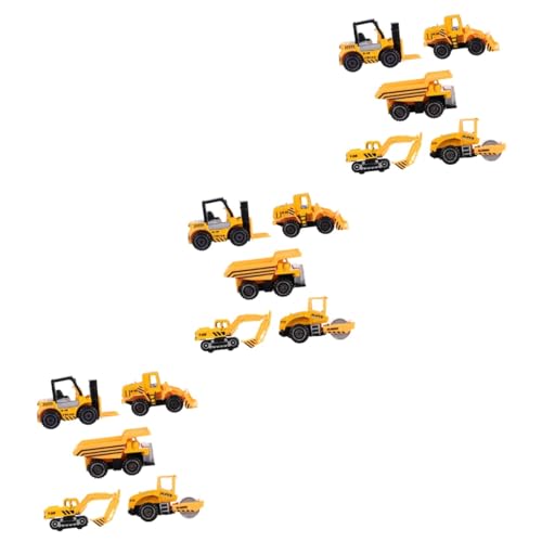 Toyvian 3 Sätze Kran-LKW-Spielset Autospielzeug für Kinder Spielsets für Kinder Autos Spielzeug Kinderspielzeug Bauwagen Konstruktionsspielzeug Legierung technisches Fahrzeug Spielzeugauto von Toyvian