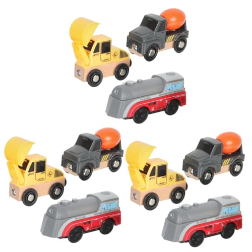 Toyvian 3 Sätze Baufahrzeug Puzzle-Spielzeug Kinderspielzeug Autos Spielzeug Modelle LKW-Modell für Kinder interessantes Autospielzeug kompatibel einstellen Spur technisches Fahrzeug von Toyvian