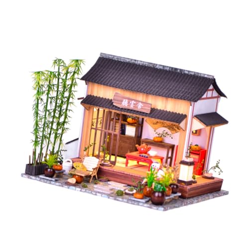 Toyvian 3 Sätze DIY Chinesischer Innenhof Spielzeug Mini-möbel Hausmodell Im Chinesischen Stil Hausmodell Selber Bauen Gartenmodell Selber Bauen DIY Schmuck Handbuch Dekorationen Papier 3D von Toyvian