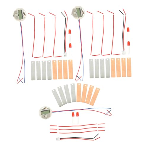 Toyvian 3 Sätze DIY Fruchtbatterie Experimentierkasten mit Metallplatten Wissenschaftliches Stromerzeugungsprojekt für Schüler Interaktives Lernspielzeug zur Praktischer Fähigkeiten und Toyvian 3 Sätze DIY Fruchtbatterie Experimentierkasten mit Metallplatten Wissenschaftliches Stromerzeugungsprojekt für Schüler Interaktives Lernspielzeug zur Praktischer Fähigkeiten und von Toyvian