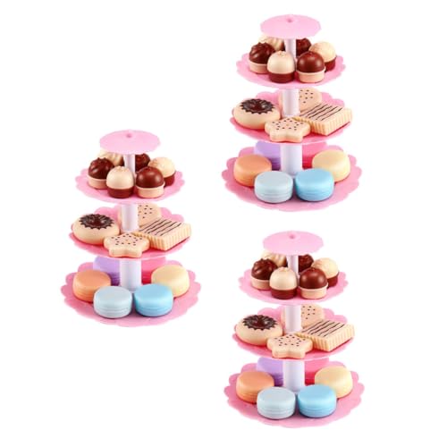 Toyvian 3 Sätze Dessert-Turm- für kinderspielzeug spielzeuge adventsgeschenke Teeparty Rollenspiel geburtstagstorte Modell Abs Toyvian 3 Sätze Dessert-Turm- für kinderspielzeug spielzeuge adventsgeschenke Teeparty Rollenspiel geburtstagstorte Modell Abs von Toyvian