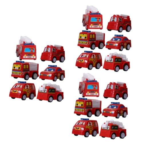 Toyvian Spielzeuge 3 Sätze Feuerwehrauto Spielzeug Auto Model Puzzle Einstellen Autos Spielzeug von Toyvian
