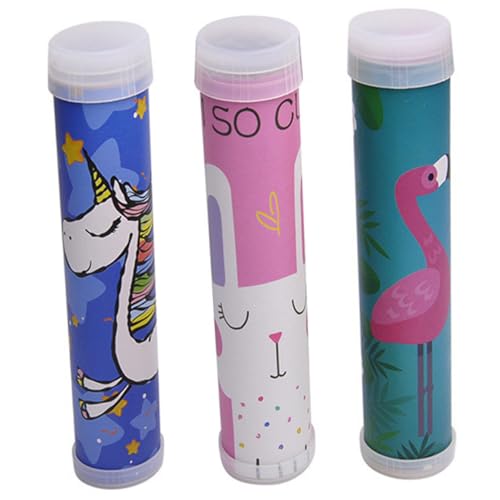 Toyvian Kaleidoskop-herstellungsmaterial-Set 3 Sets Bastelbedarf Lernspielzeug Für Jungen Und Mädchen Handgefertigtes Spielzeug Zufälliger Stil von Toyvian