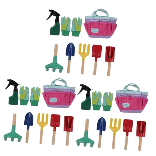Toyvian 3 Sätze Pflanzwerkzeuge für Kinder Kinderstrand-Sandspielzeug handliche Gartenschaufel Kinderspielzeug Frühlingsspielzeug Gartenwerkzeug für Kinder Pflanzwerkzeug für Kinder Feder von Toyvian