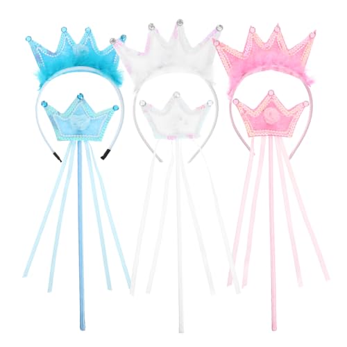 Toyvian 3sätze Kronen Feenkrone Und Zauberstab Haarreif Und Stab Für Kleine Mädchen Party-Accessoires Für Geburtstage Rollenspiele Feiertagsveranstaltungen Toyvian 3sätze Kronen Feenkrone Und Zauberstab Haarreif Und Stab Für Kleine Mädchen Party-Accessoires Für Geburtstage Rollenspiele Feiertagsveranstaltungen von Toyvian