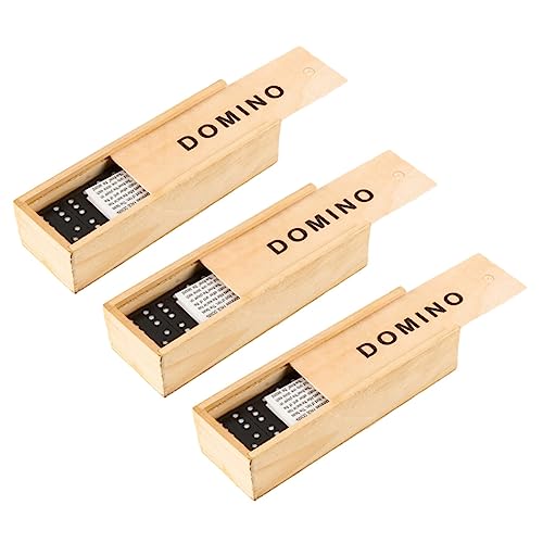 Toyvian 3 Sets Dominosteine Bausteine Domino Blöcke Domino Bord Spiele Holz Toyvian 3 Sets Dominosteine Bausteine Domino Blöcke Domino Bord Spiele Holz von Toyvian