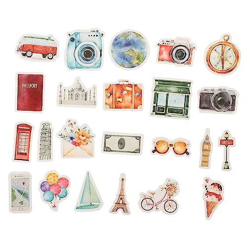 Toyvian 3sätze Reise Aufkleber Dekorative Scrapbooking Sticker Für Notebook Journal Und Laptop Hochwertige Selbstklebende Papieraufkleber Für Kreative Projekte Toyvian 3sätze Reise Aufkleber Dekorative Scrapbooking Sticker Für Notebook Journal Und Laptop Hochwertige Selbstklebende Papieraufkleber Für Kreative Projekte von Toyvian